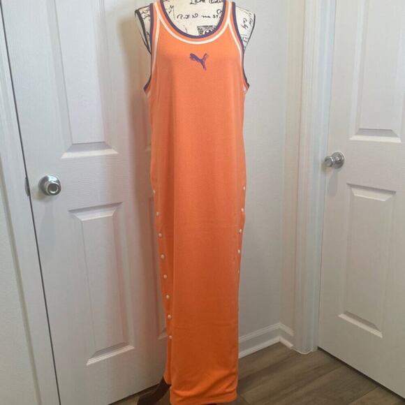 PUMA JERSEY MAXIDRESS  X DESERT SKYLAR DIGGINGS-SMITH LIMITED EDITION ATHLEISURE - Picture 2 of 16